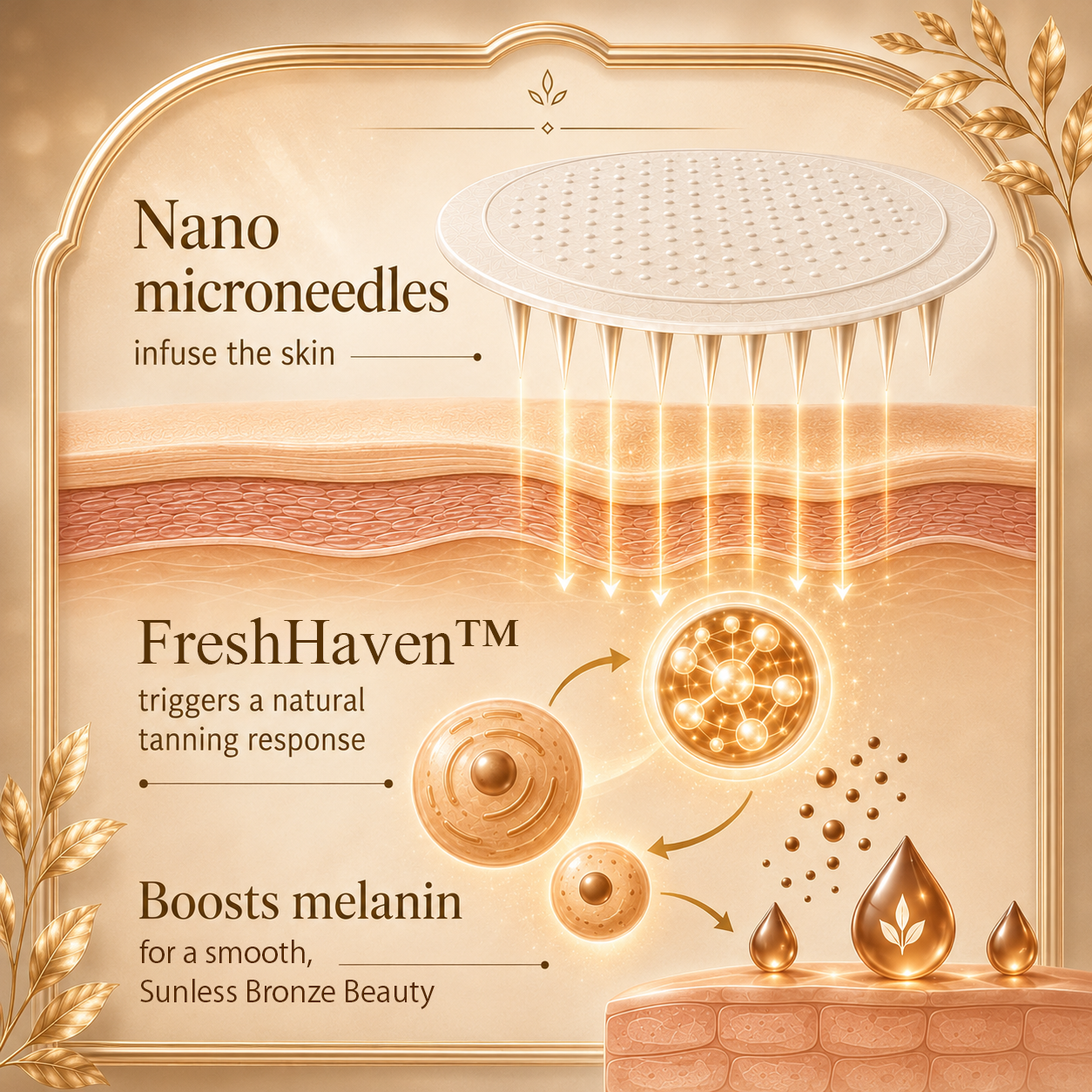 Sunless Bronze Beauty Micro-Needle Patch A mess-free tanning patch for a natural-looking bronze glow — no UV, no lotion, no streaks.