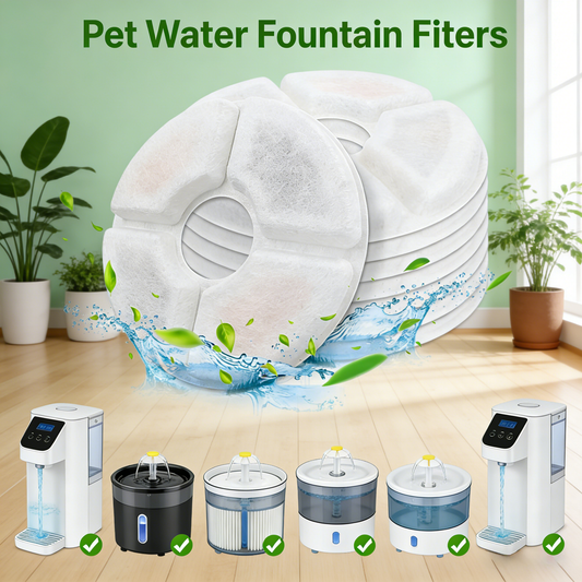 Universal Pet Fountain Filter – 3-Layer Carbon & Resin Cartridge