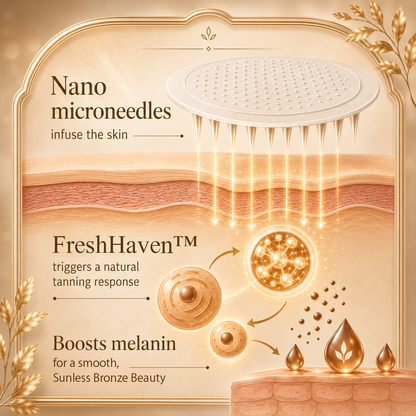 Sunless Bronze Beauty Micro-Needle Patch A mess-free tanning patch for a natural-looking bronze glow — no UV, no lotion, no streaks.