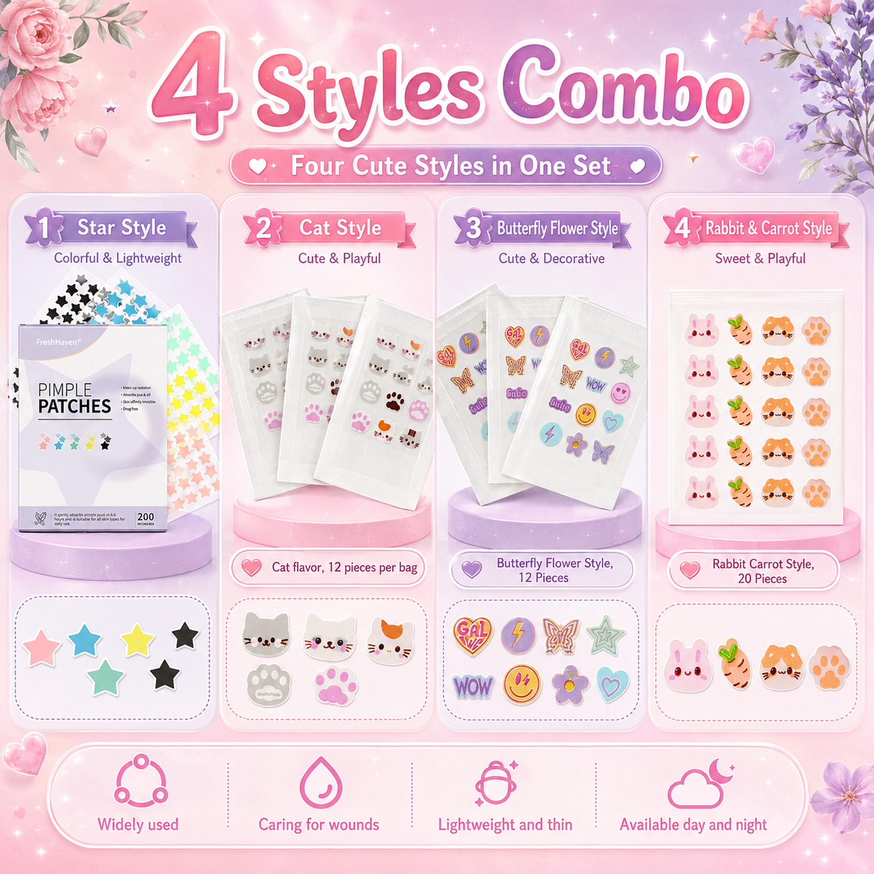 Fashion Star Acne Patches