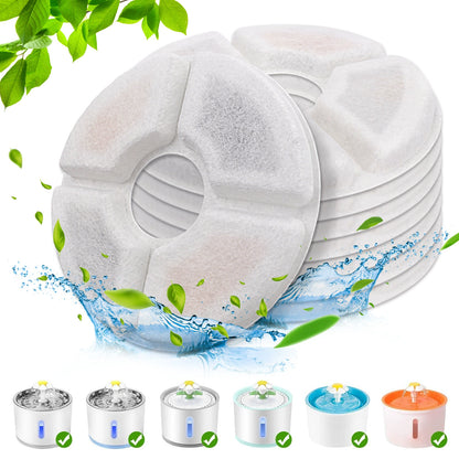 Universal Pet Fountain Filter – 3-Layer Carbon & Resin Cartridge